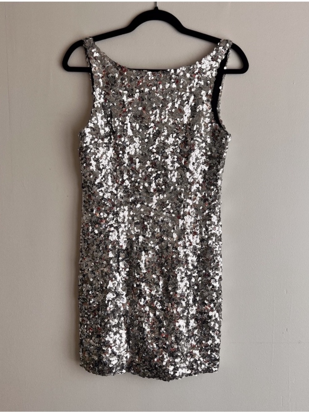 Bebe sparkle silver dress size 4 - Picture 6 of 6